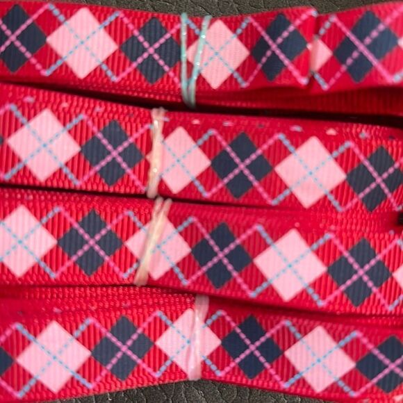 Grosgrain Ribbon 5/8” 5 yards yds 5/$20 NEW 1/2” bows bow making shipping print - Picture 4 of 4